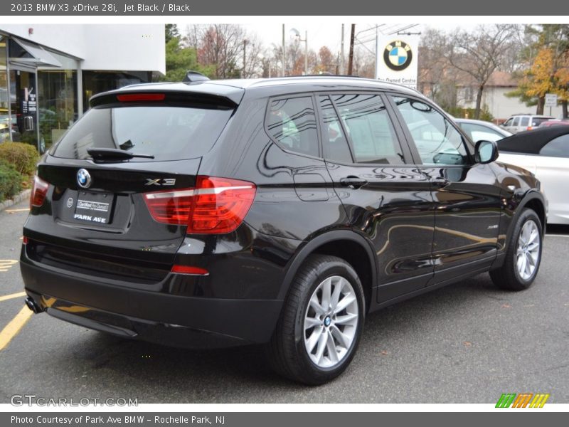 Jet Black / Black 2013 BMW X3 xDrive 28i