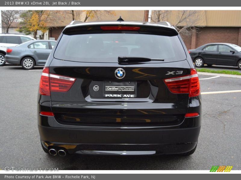 Jet Black / Black 2013 BMW X3 xDrive 28i