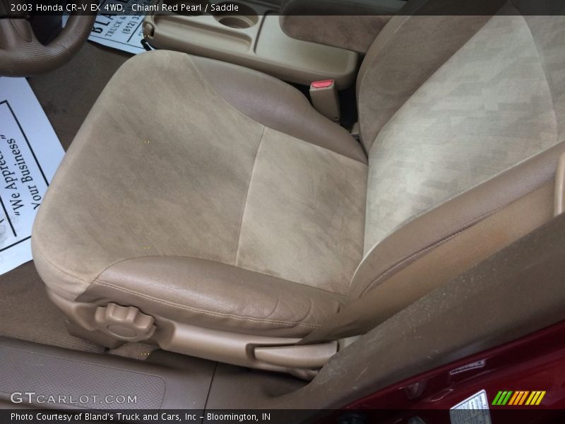 Chianti Red Pearl / Saddle 2003 Honda CR-V EX 4WD