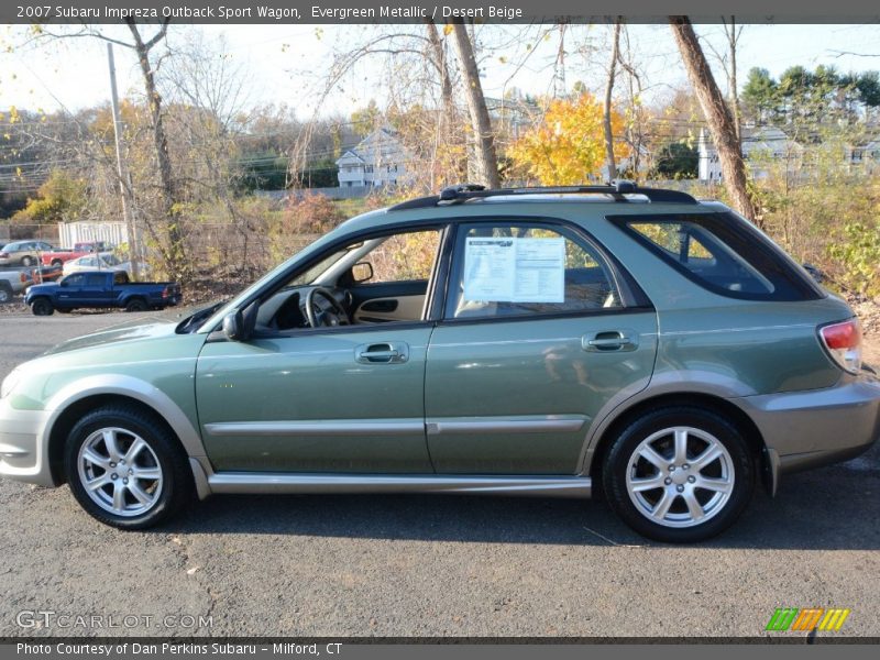 Evergreen Metallic / Desert Beige 2007 Subaru Impreza Outback Sport Wagon