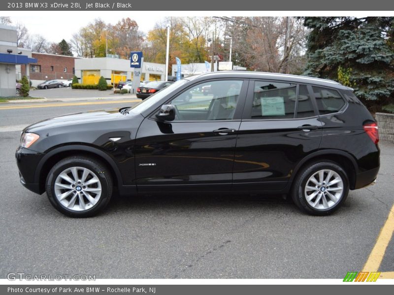 Jet Black / Black 2013 BMW X3 xDrive 28i