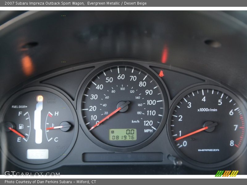 Evergreen Metallic / Desert Beige 2007 Subaru Impreza Outback Sport Wagon
