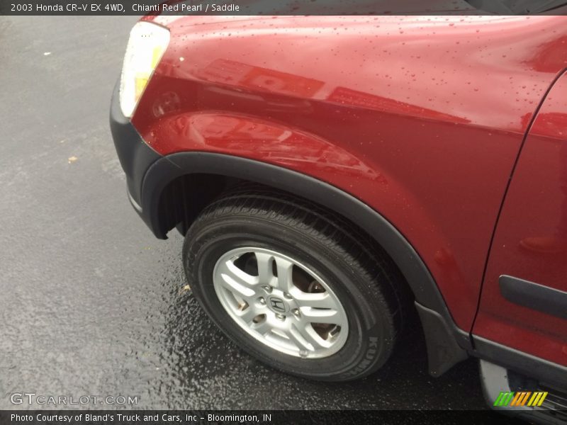 Chianti Red Pearl / Saddle 2003 Honda CR-V EX 4WD