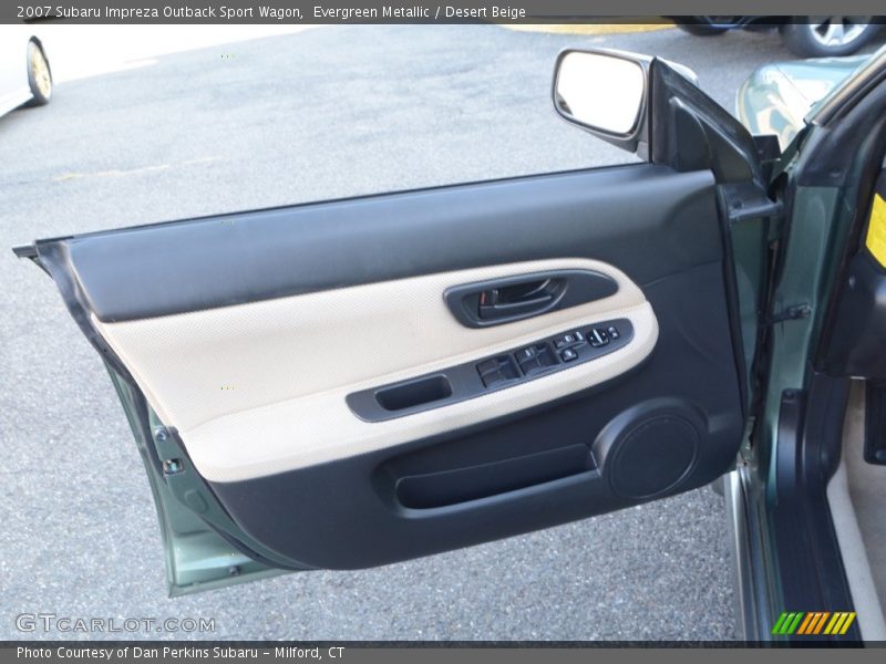 Evergreen Metallic / Desert Beige 2007 Subaru Impreza Outback Sport Wagon
