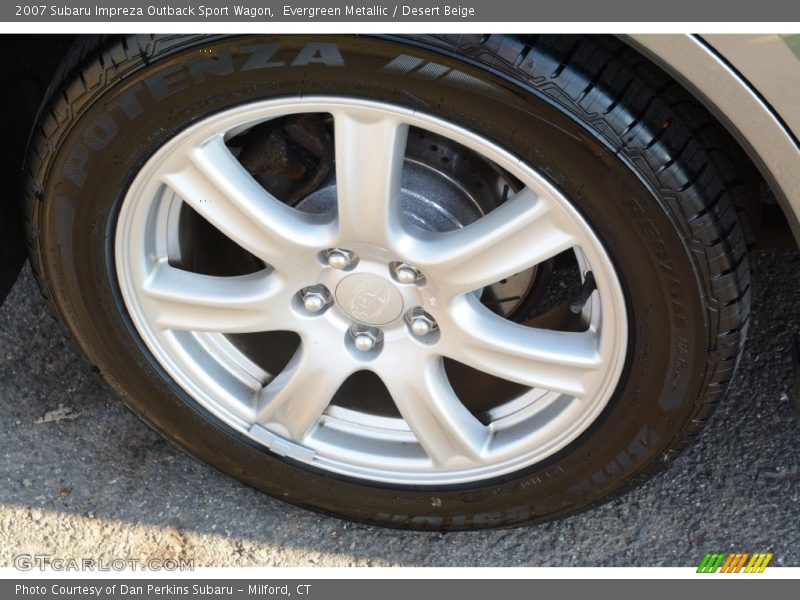 Evergreen Metallic / Desert Beige 2007 Subaru Impreza Outback Sport Wagon