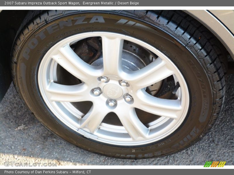 Evergreen Metallic / Desert Beige 2007 Subaru Impreza Outback Sport Wagon