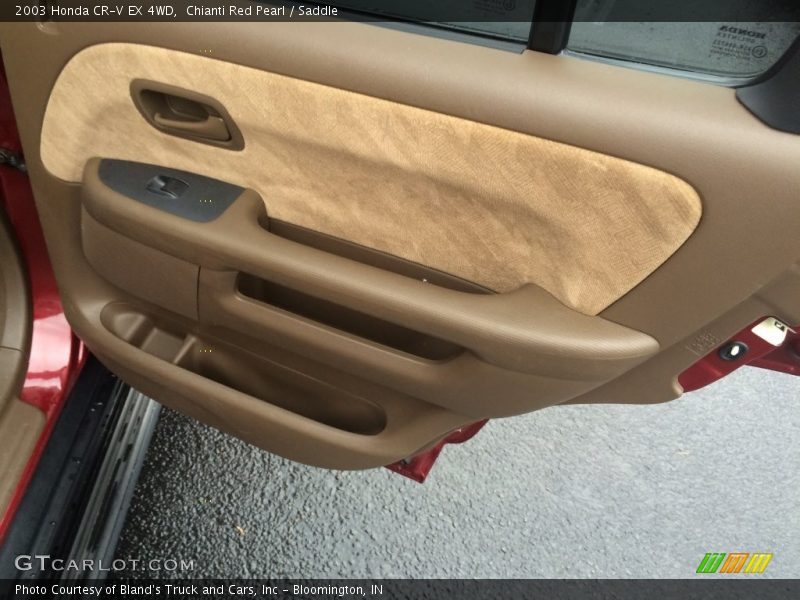 Chianti Red Pearl / Saddle 2003 Honda CR-V EX 4WD
