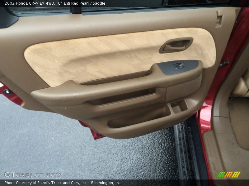 Chianti Red Pearl / Saddle 2003 Honda CR-V EX 4WD