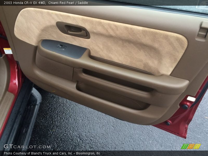 Chianti Red Pearl / Saddle 2003 Honda CR-V EX 4WD