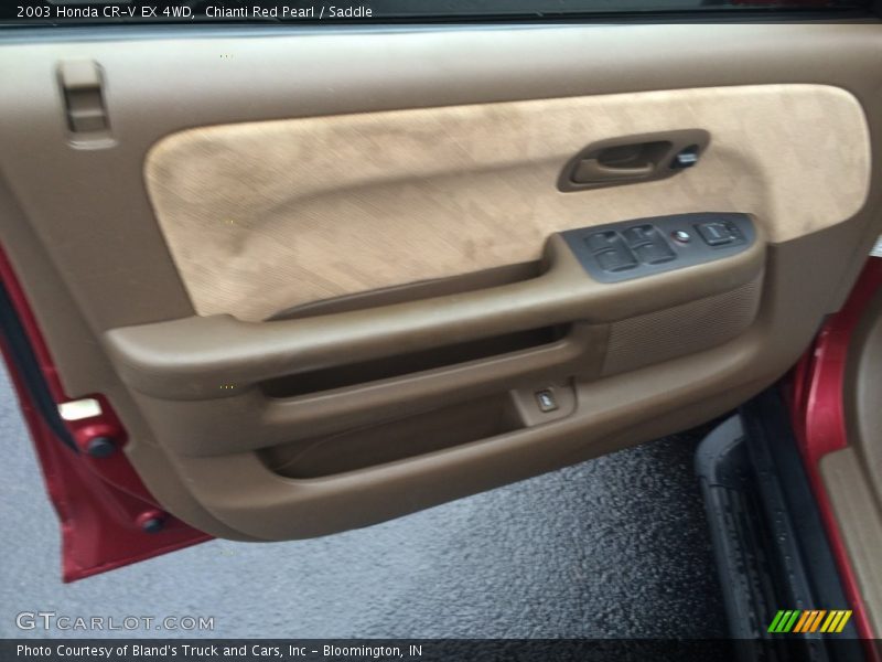 Chianti Red Pearl / Saddle 2003 Honda CR-V EX 4WD