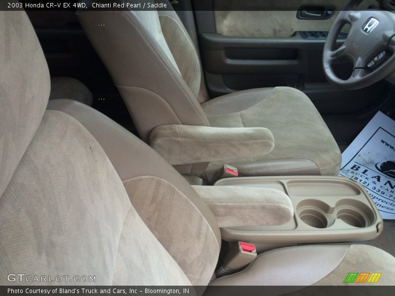 Chianti Red Pearl / Saddle 2003 Honda CR-V EX 4WD
