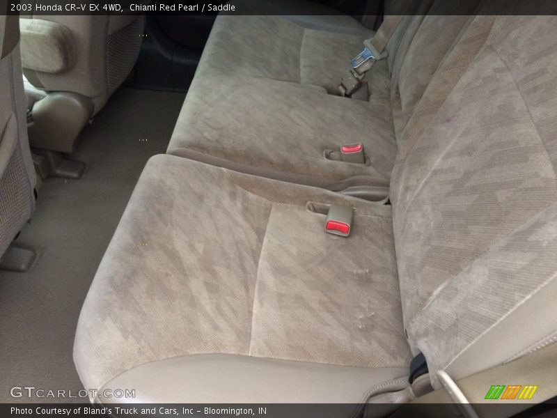 Chianti Red Pearl / Saddle 2003 Honda CR-V EX 4WD