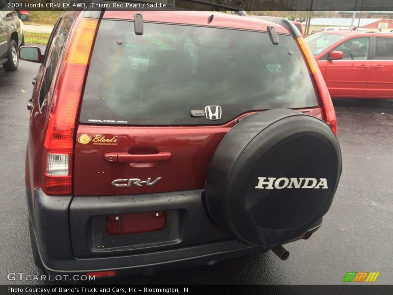 Chianti Red Pearl / Saddle 2003 Honda CR-V EX 4WD