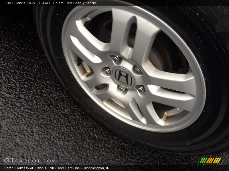 Chianti Red Pearl / Saddle 2003 Honda CR-V EX 4WD
