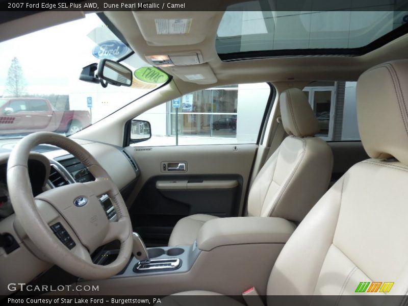 Dune Pearl Metallic / Camel 2007 Ford Edge SEL Plus AWD