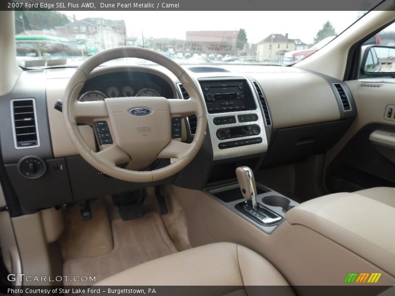 Dune Pearl Metallic / Camel 2007 Ford Edge SEL Plus AWD