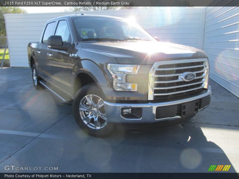 Caribou Metallic / Medium Earth Gray 2015 Ford F150 XLT SuperCrew