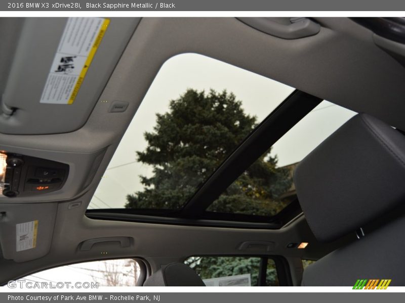 Black Sapphire Metallic / Black 2016 BMW X3 xDrive28i