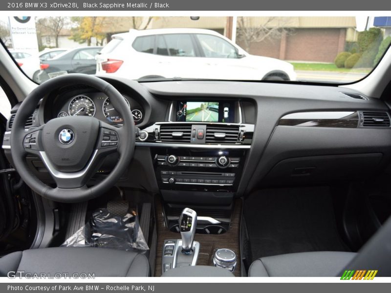 Black Sapphire Metallic / Black 2016 BMW X3 xDrive28i