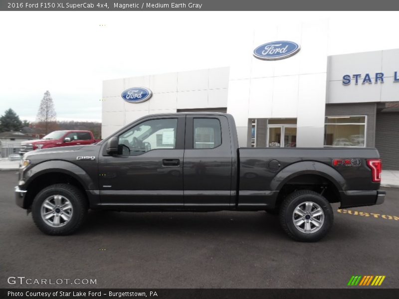 Magnetic / Medium Earth Gray 2016 Ford F150 XL SuperCab 4x4