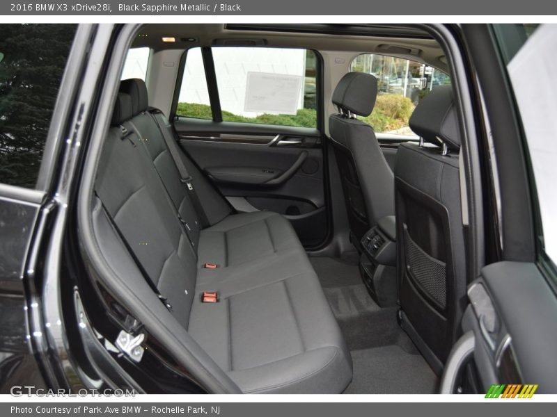 Black Sapphire Metallic / Black 2016 BMW X3 xDrive28i