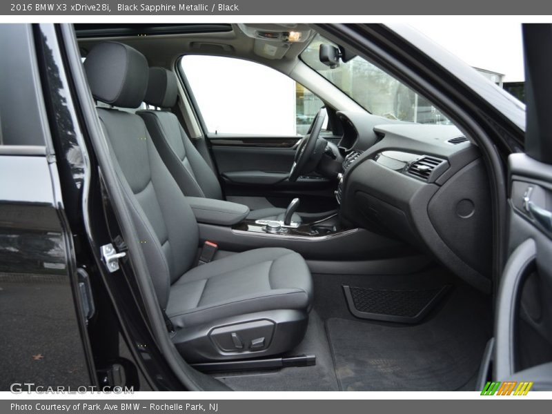Black Sapphire Metallic / Black 2016 BMW X3 xDrive28i