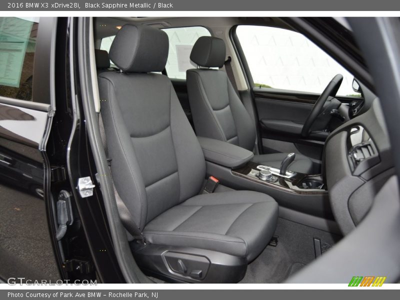 Black Sapphire Metallic / Black 2016 BMW X3 xDrive28i