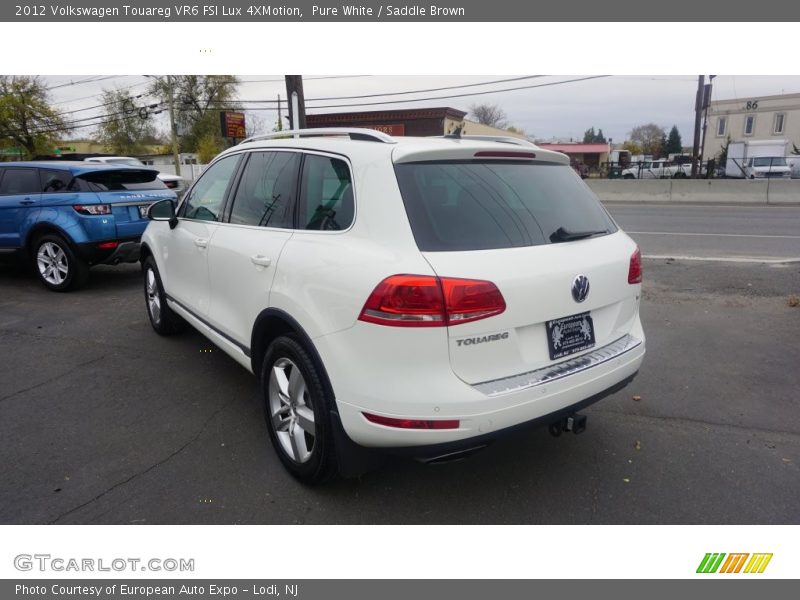 Pure White / Saddle Brown 2012 Volkswagen Touareg VR6 FSI Lux 4XMotion