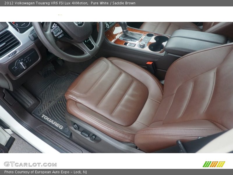 Pure White / Saddle Brown 2012 Volkswagen Touareg VR6 FSI Lux 4XMotion