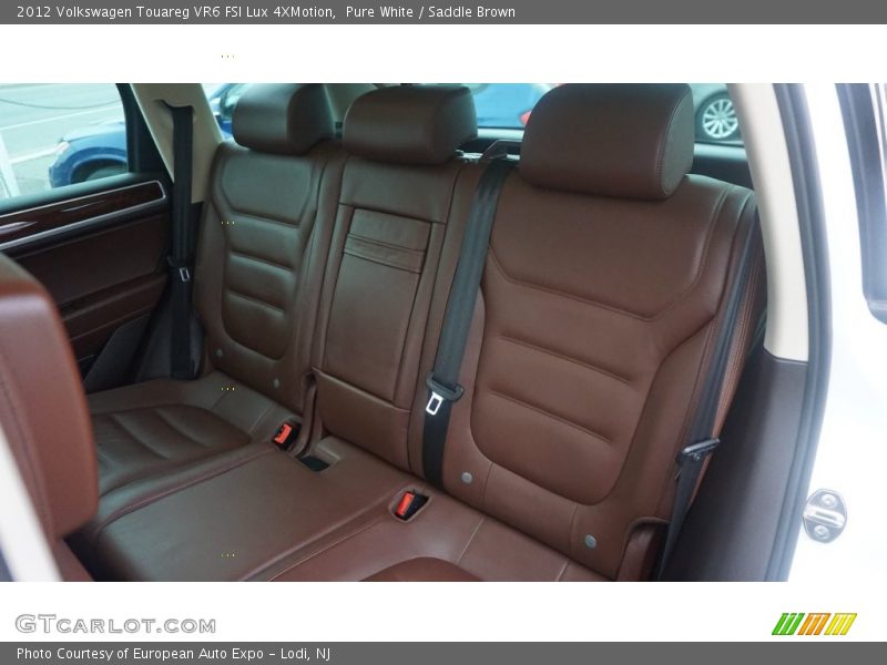 Pure White / Saddle Brown 2012 Volkswagen Touareg VR6 FSI Lux 4XMotion