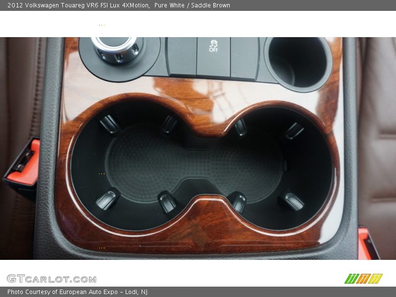 Pure White / Saddle Brown 2012 Volkswagen Touareg VR6 FSI Lux 4XMotion