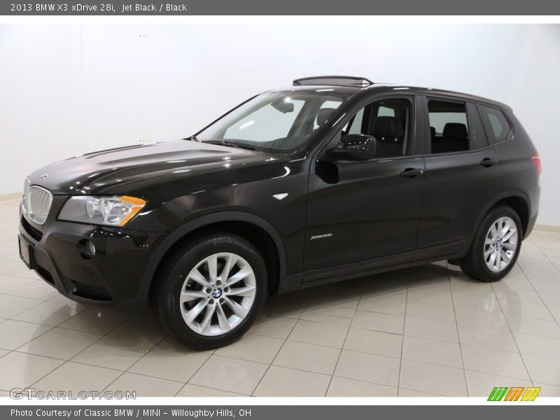 Jet Black / Black 2013 BMW X3 xDrive 28i