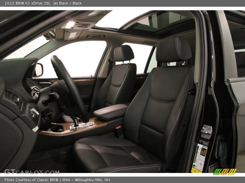 Jet Black / Black 2013 BMW X3 xDrive 28i