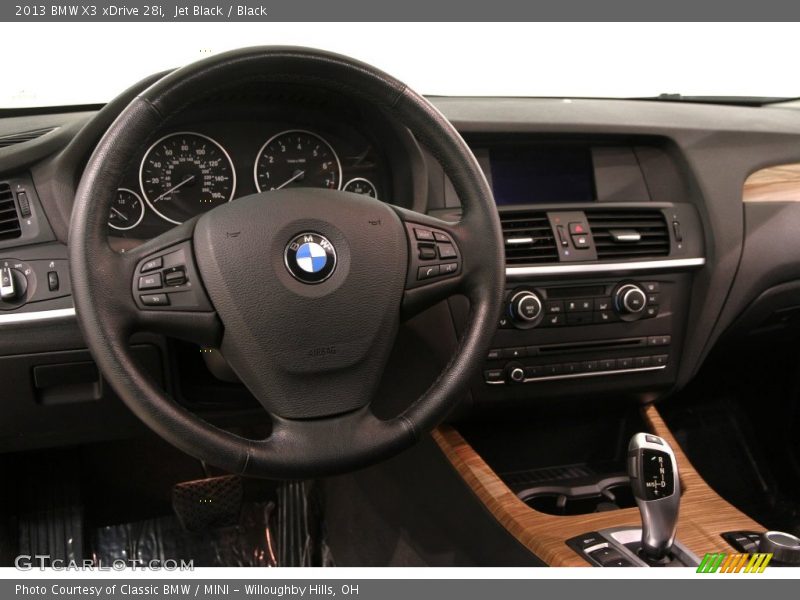 Jet Black / Black 2013 BMW X3 xDrive 28i
