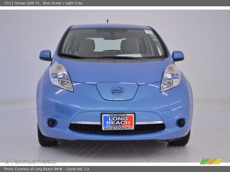 Blue Ocean / Light Gray 2011 Nissan LEAF SV