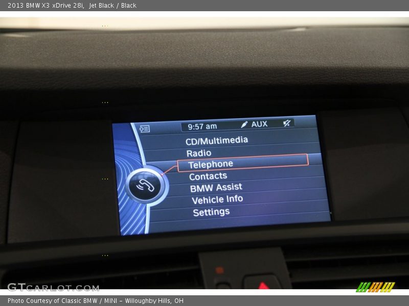 Jet Black / Black 2013 BMW X3 xDrive 28i