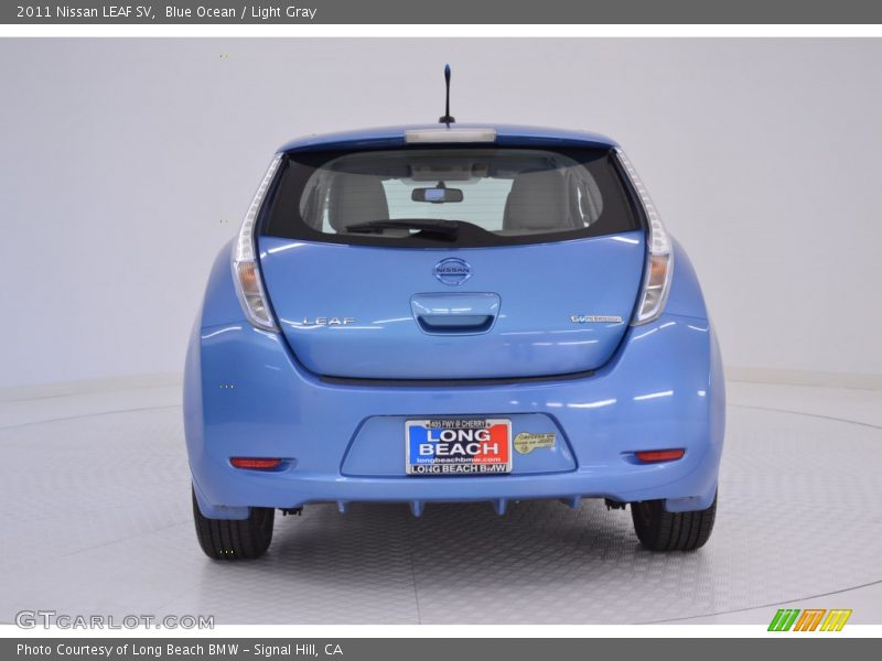 Blue Ocean / Light Gray 2011 Nissan LEAF SV