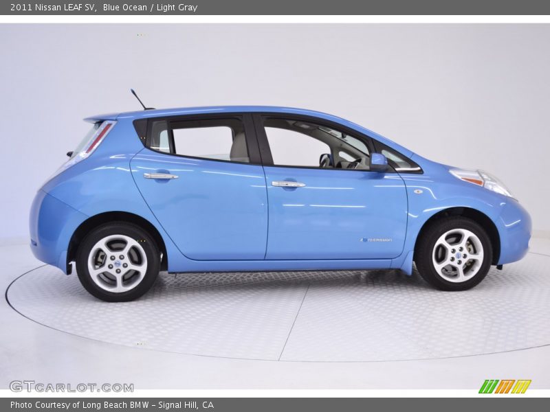 Blue Ocean / Light Gray 2011 Nissan LEAF SV