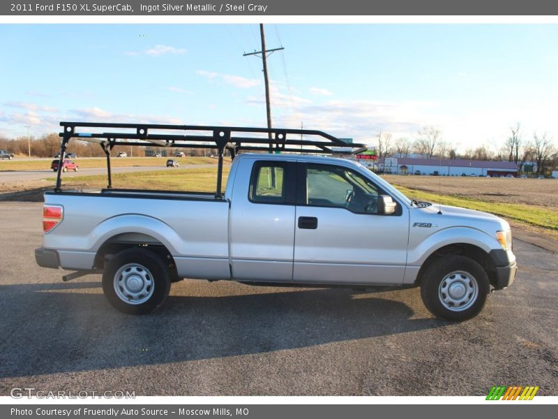 Ingot Silver Metallic / Steel Gray 2011 Ford F150 XL SuperCab