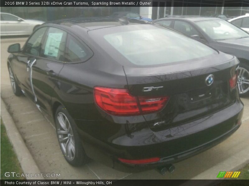 Sparkling Brown Metallic / Oyster 2016 BMW 3 Series 328i xDrive Gran Turismo