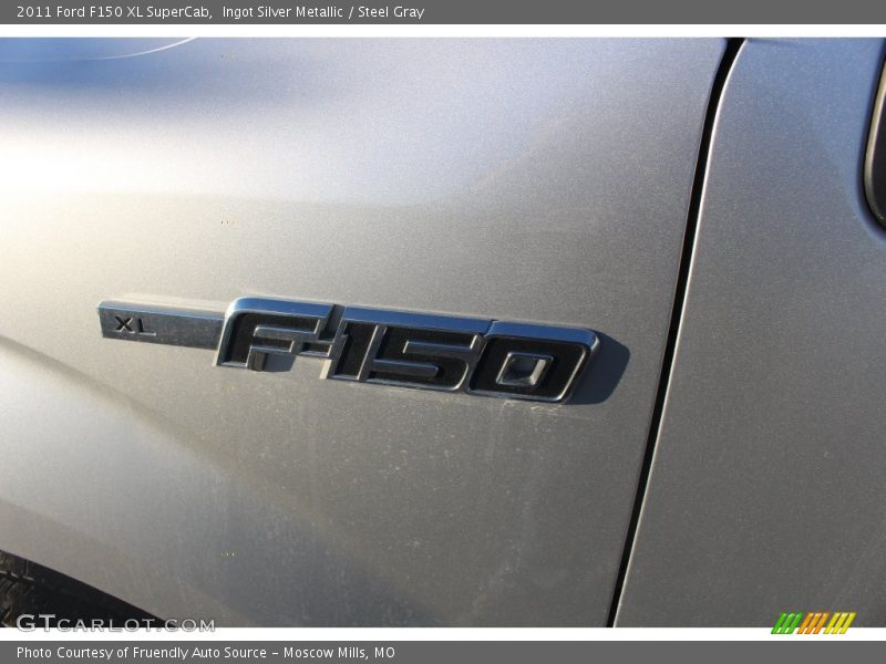 Ingot Silver Metallic / Steel Gray 2011 Ford F150 XL SuperCab