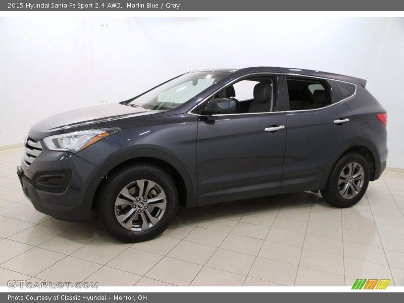 Marlin Blue / Gray 2015 Hyundai Santa Fe Sport 2.4 AWD