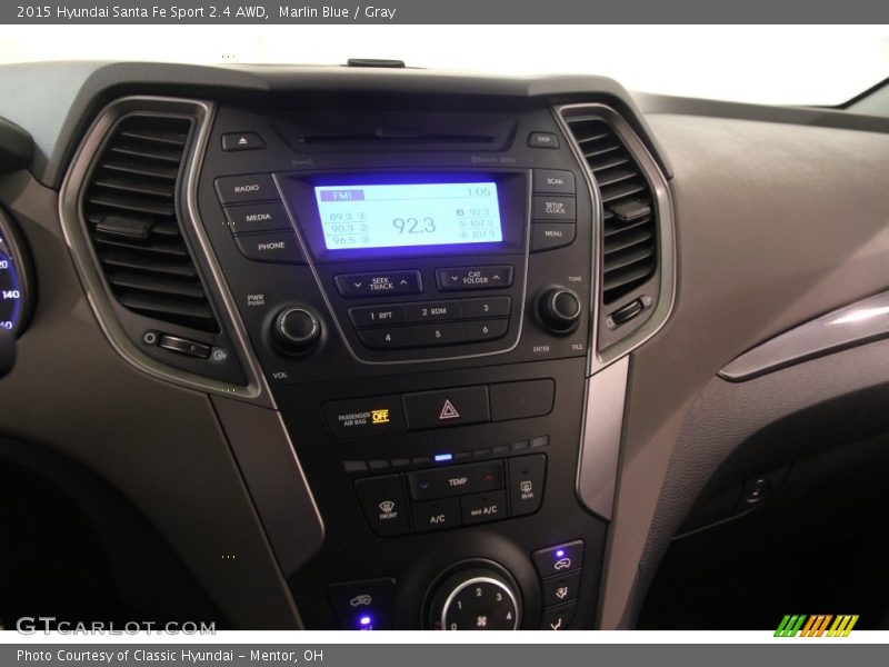 Marlin Blue / Gray 2015 Hyundai Santa Fe Sport 2.4 AWD