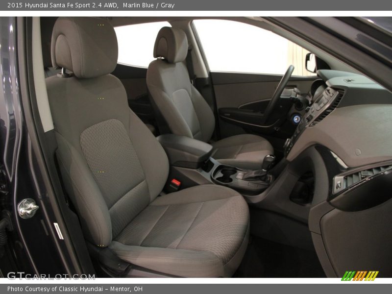 Marlin Blue / Gray 2015 Hyundai Santa Fe Sport 2.4 AWD