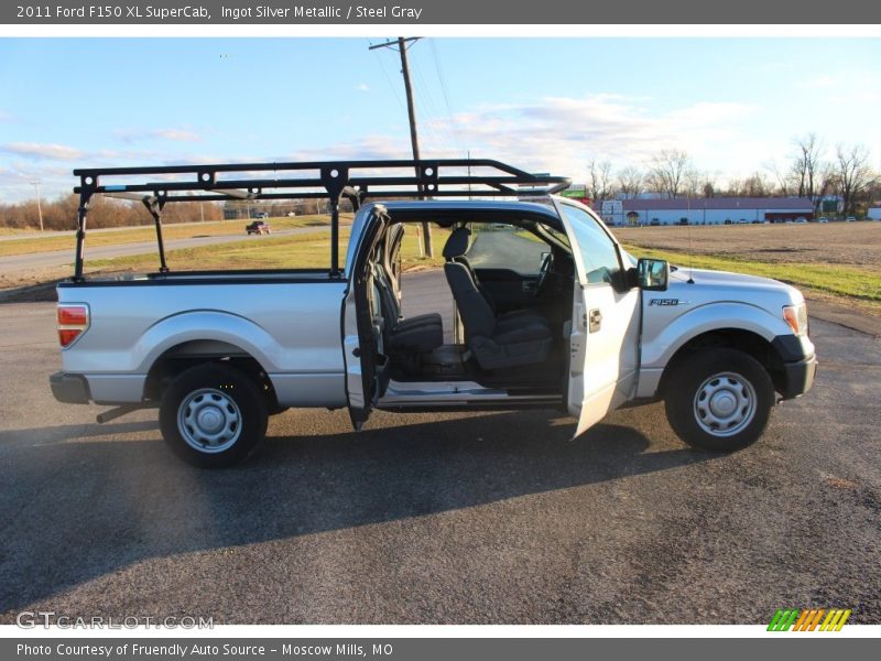 Ingot Silver Metallic / Steel Gray 2011 Ford F150 XL SuperCab