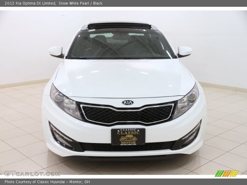 Snow White Pearl / Black 2013 Kia Optima SX Limited