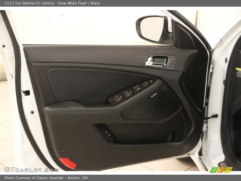 Snow White Pearl / Black 2013 Kia Optima SX Limited