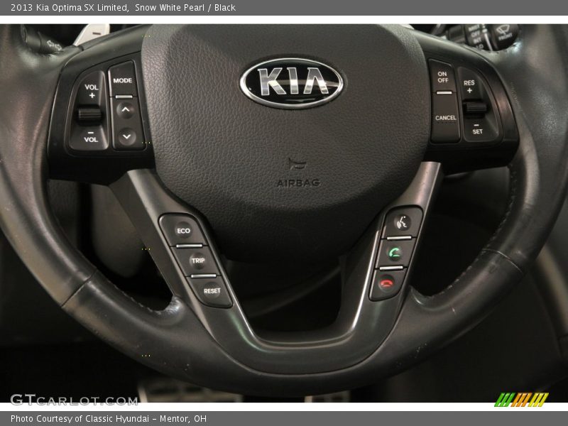 Snow White Pearl / Black 2013 Kia Optima SX Limited