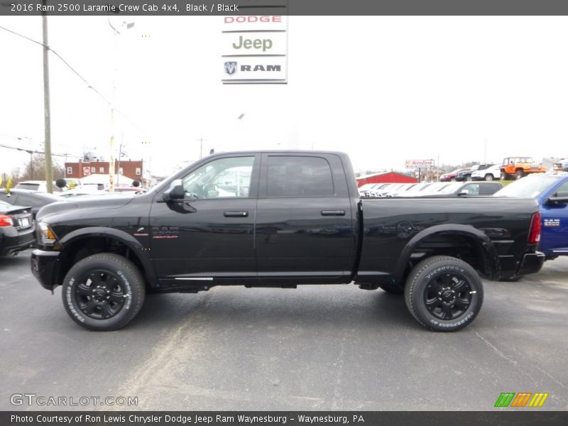 Black / Black 2016 Ram 2500 Laramie Crew Cab 4x4