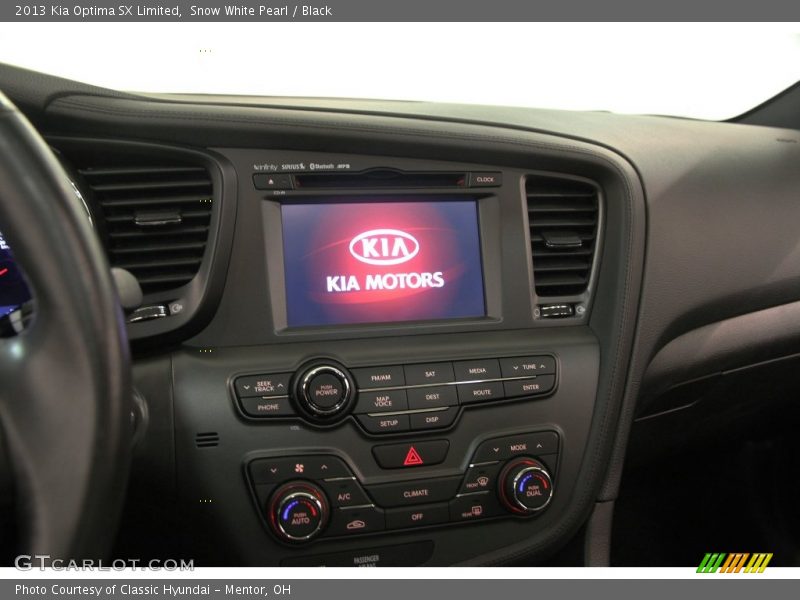 Snow White Pearl / Black 2013 Kia Optima SX Limited